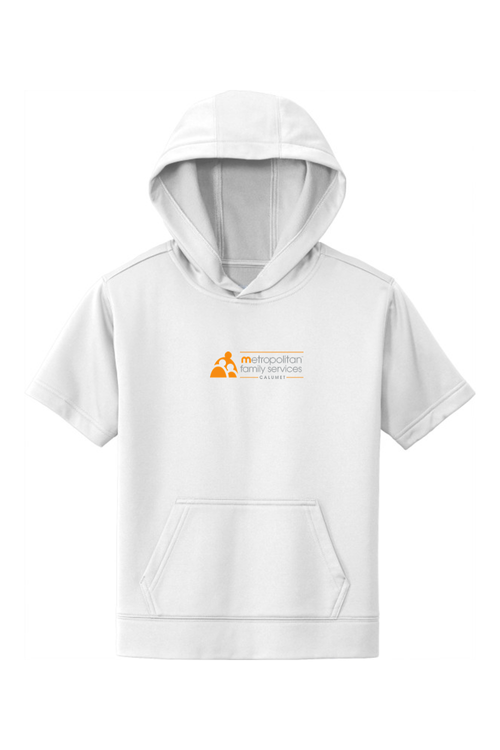 Sport-Tek Youth Sport-Wick Fleece Short Sleeve Hooded Pullover
