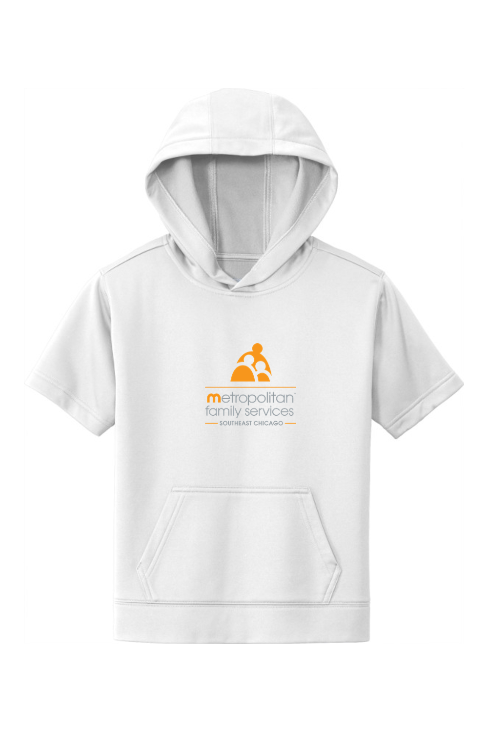 Sport-Tek Youth Sport-Wick Fleece Short Sleeve Hooded Pullover