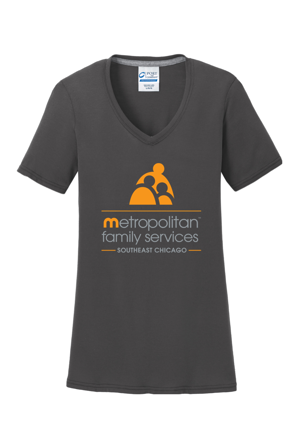 Port & Company Ladies Performance Blend V-Neck Tee