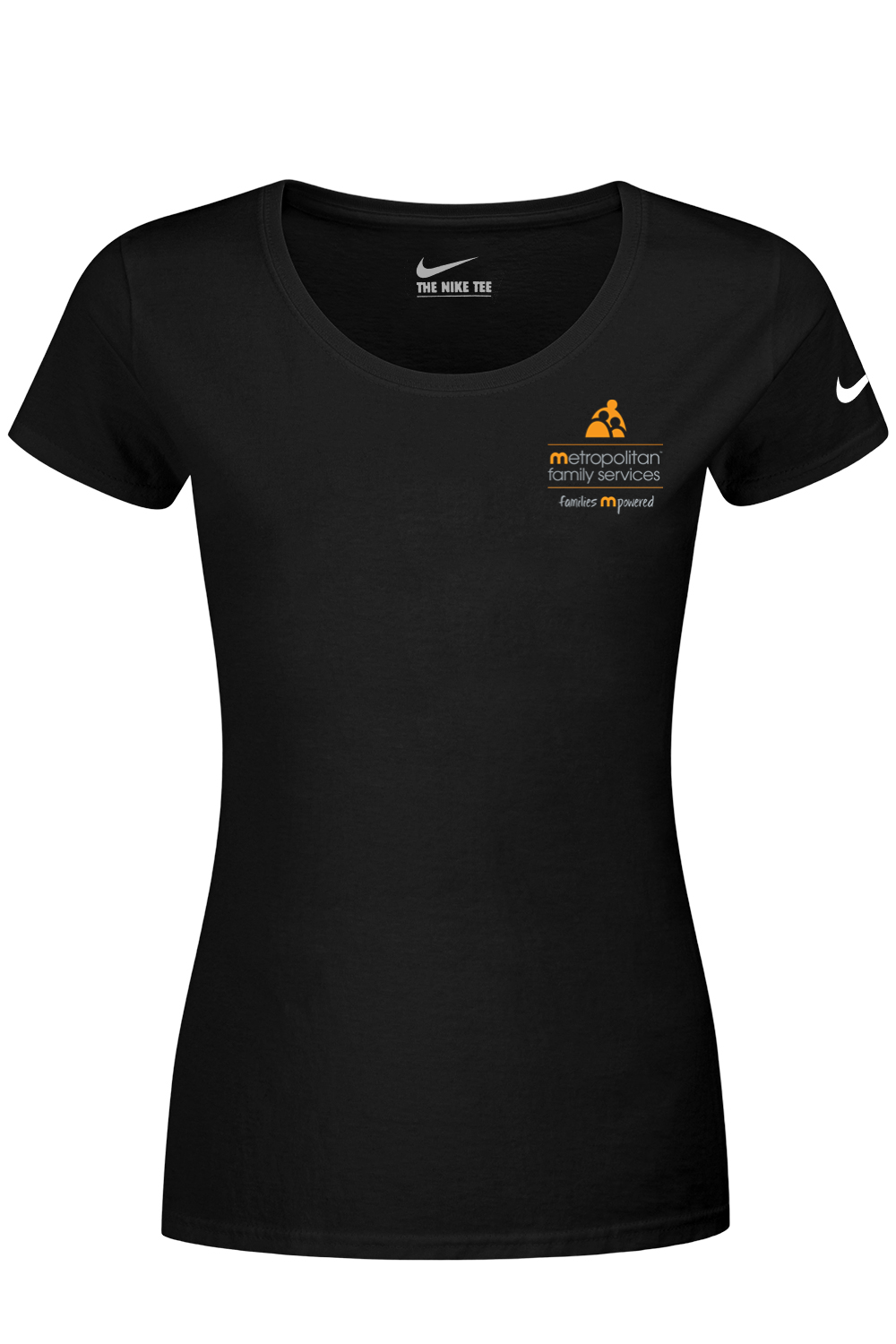 Nike Ladies Dri-FIT Cotton/Poly Scoop Neck Tee