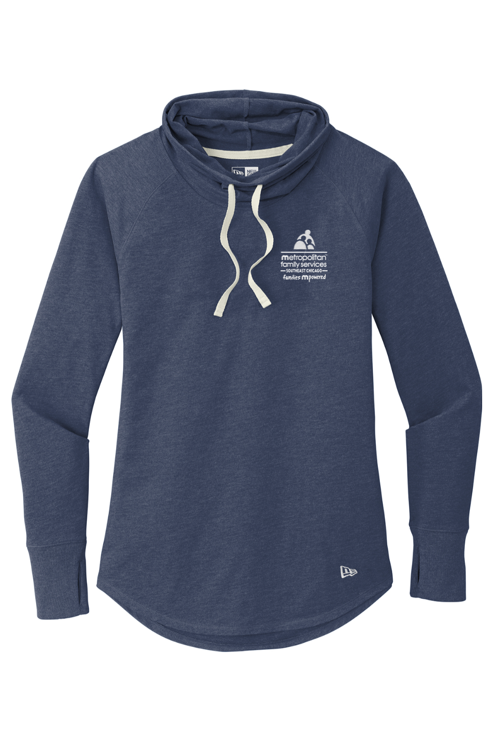 New Era Ladies Sueded Cotton Blend Cowl Tee