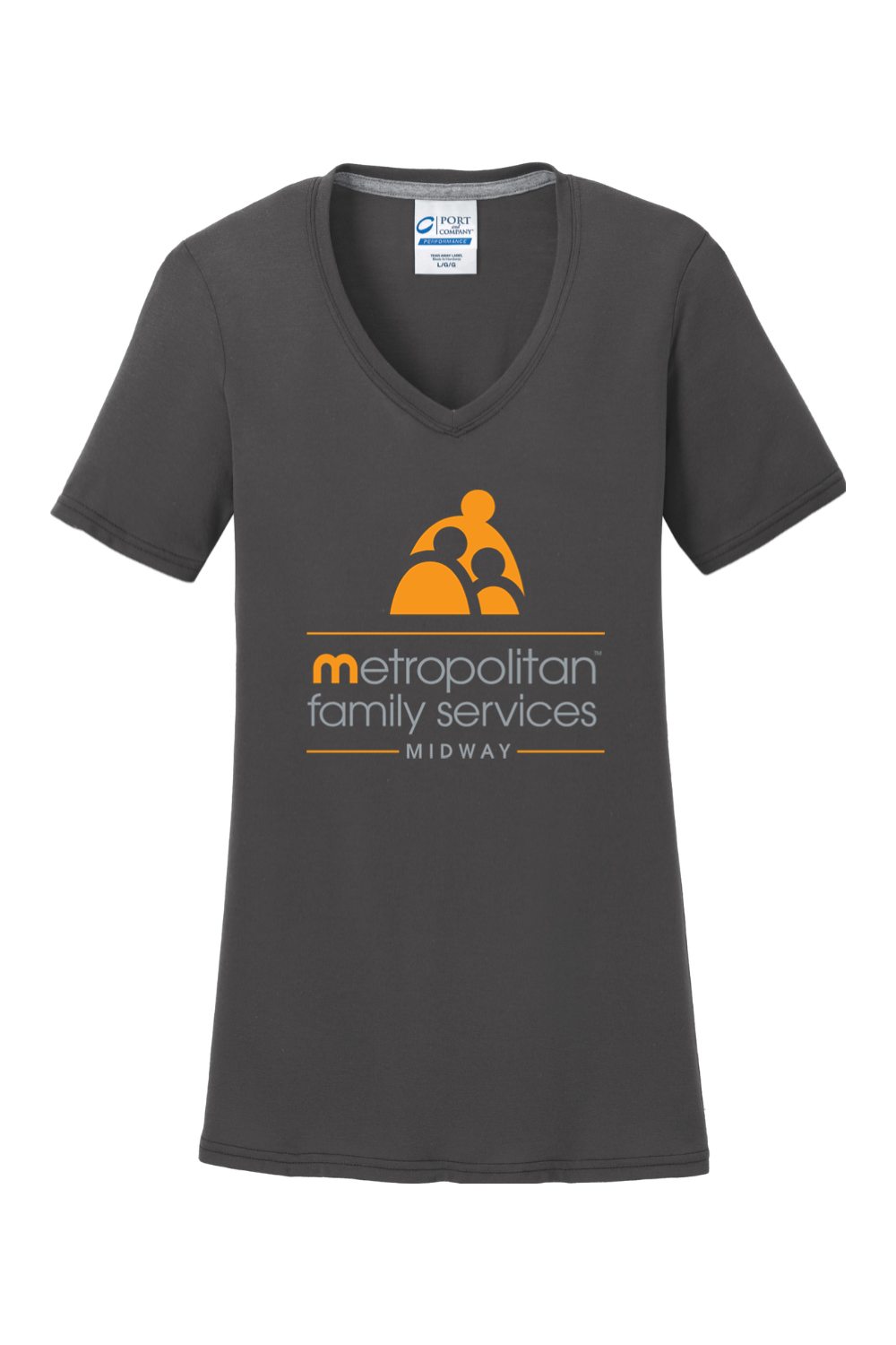 Port & Company Ladies Performance Blend V-Neck Tee