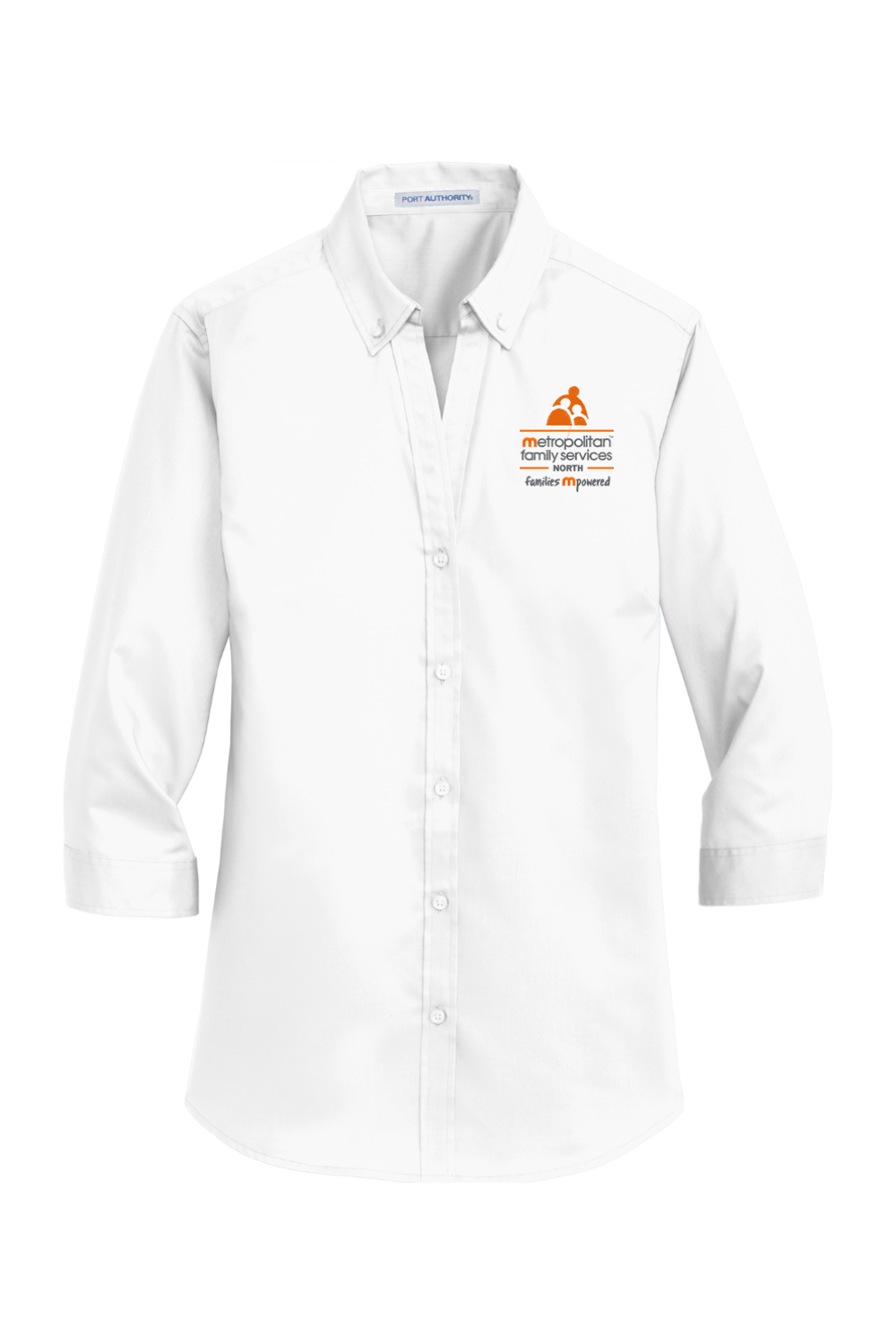 Port Authority Ladies 3/4-Sleeve SuperPro Twill Shirt