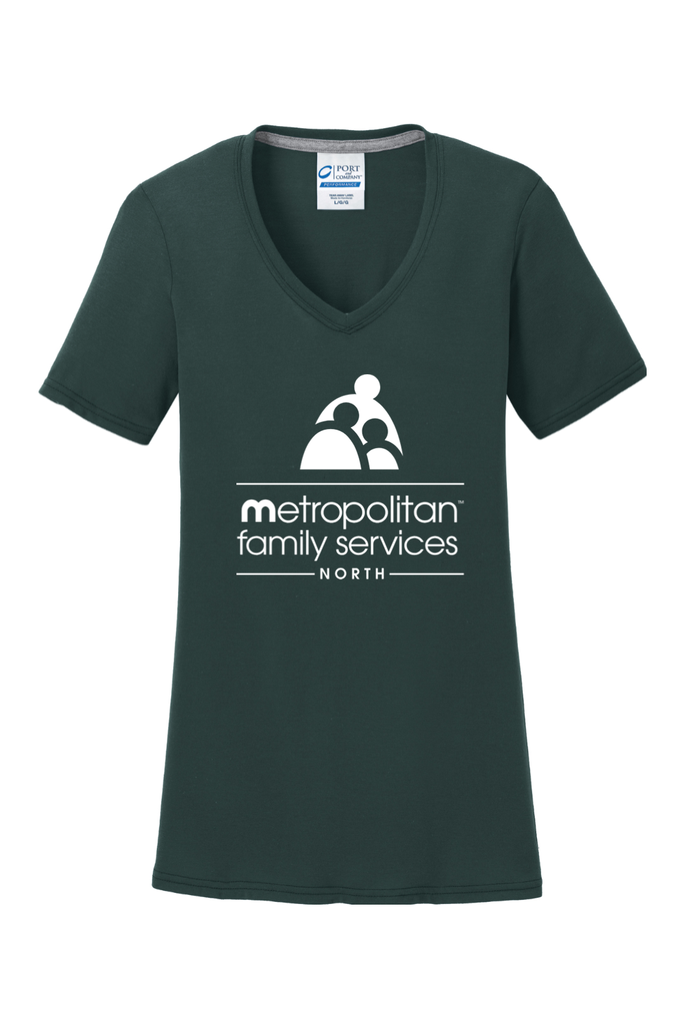 Port & Company Ladies Performance Blend V-Neck Tee