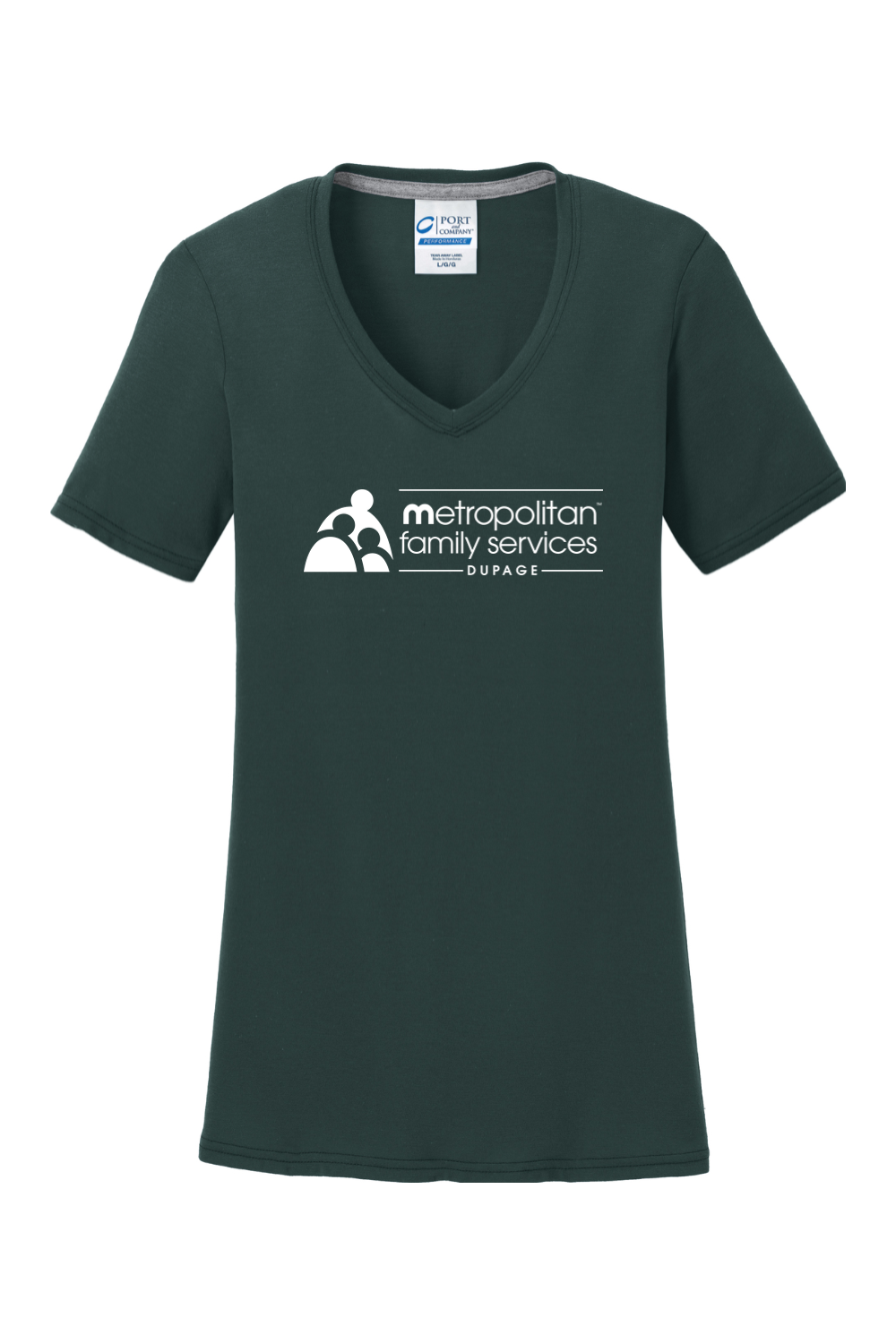 Port & Company Ladies Performance Blend V-Neck Tee