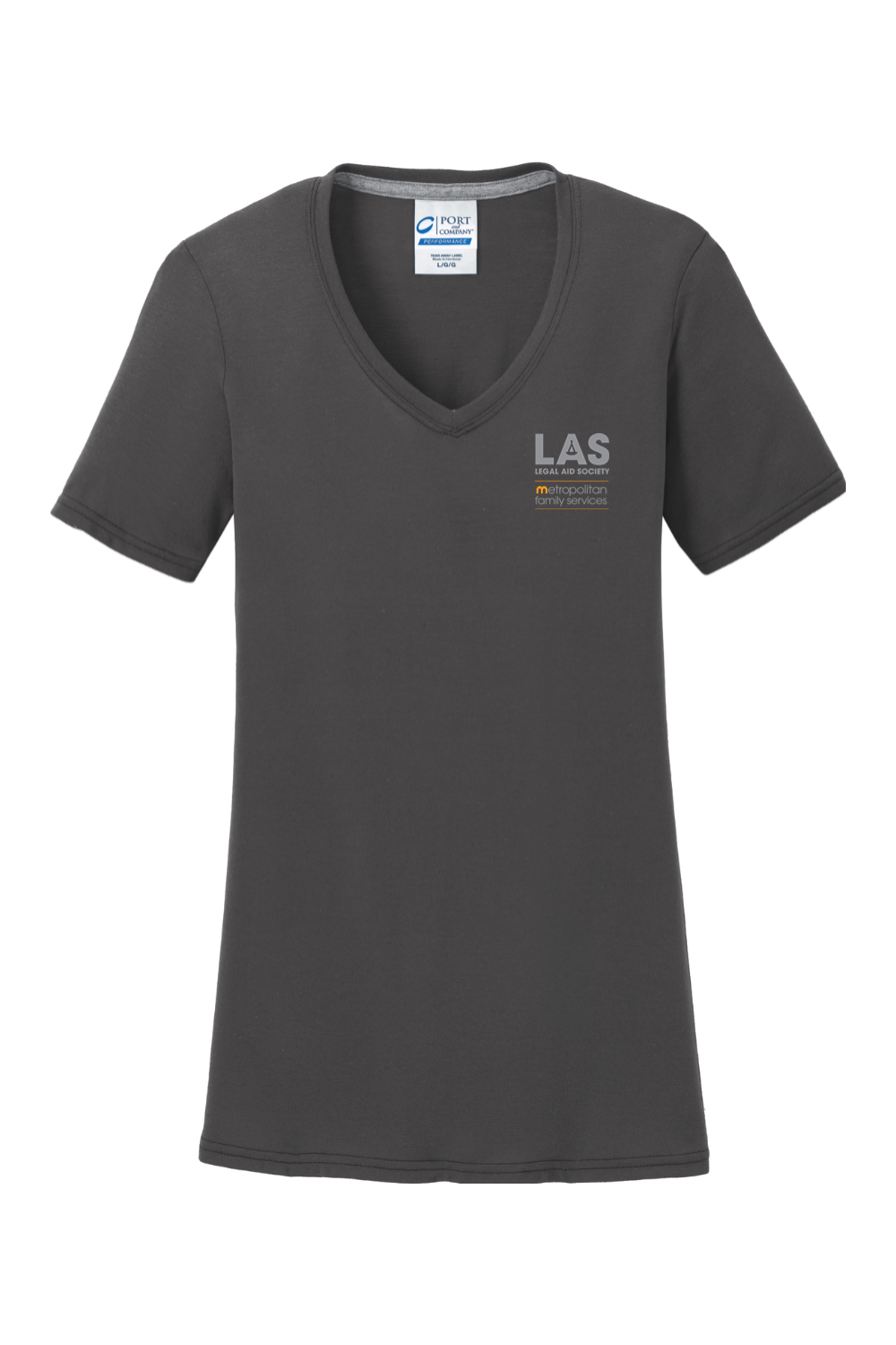 Port & Company Ladies Performance Blend V-Neck Tee