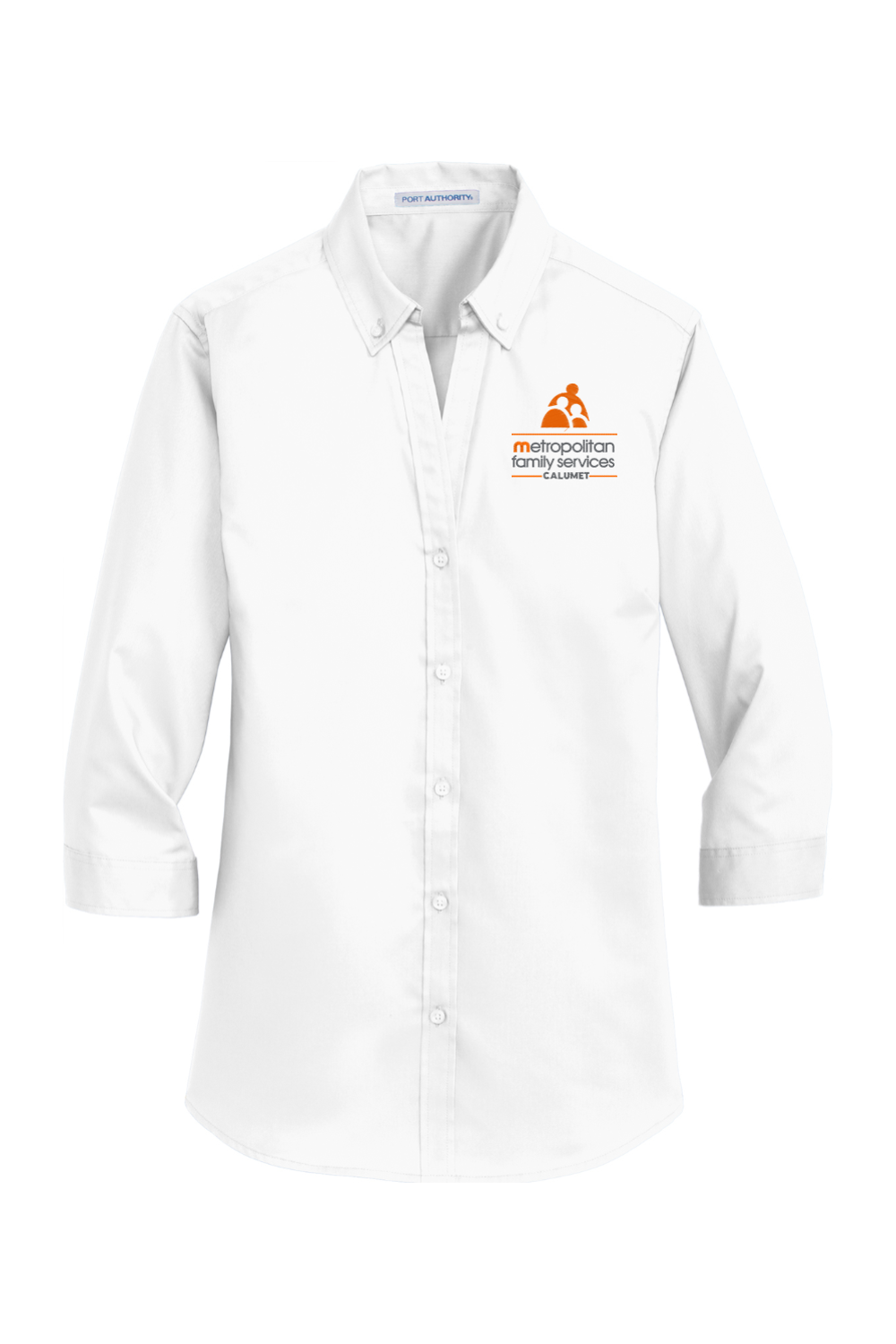 Port Authority Ladies 3/4-Sleeve SuperPro Twill Shirt