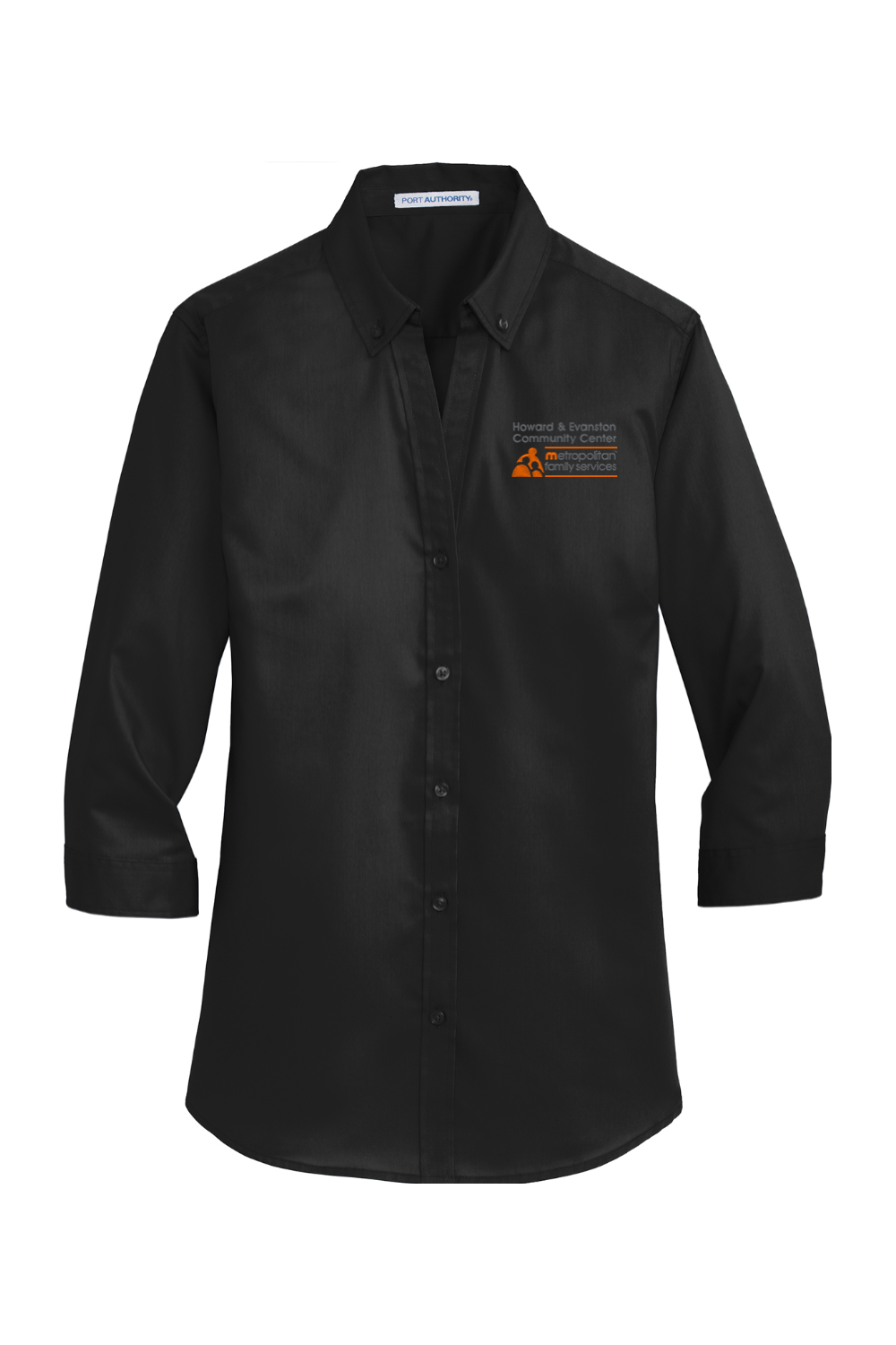 Port Authority Ladies 3/4-Sleeve SuperPro Twill Shirt