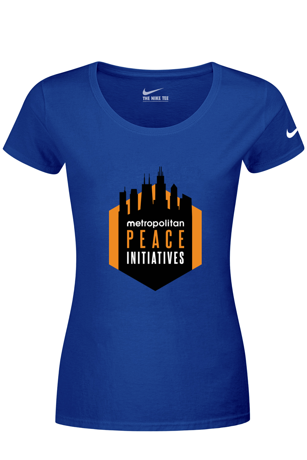 Nike Ladies Dri-FIT Cotton/Poly Scoop Neck Tee