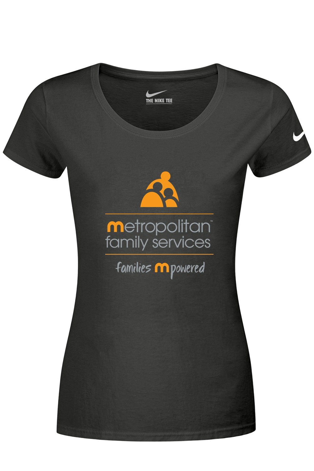 Nike Ladies Dri-FIT Cotton/Poly Scoop Neck Tee