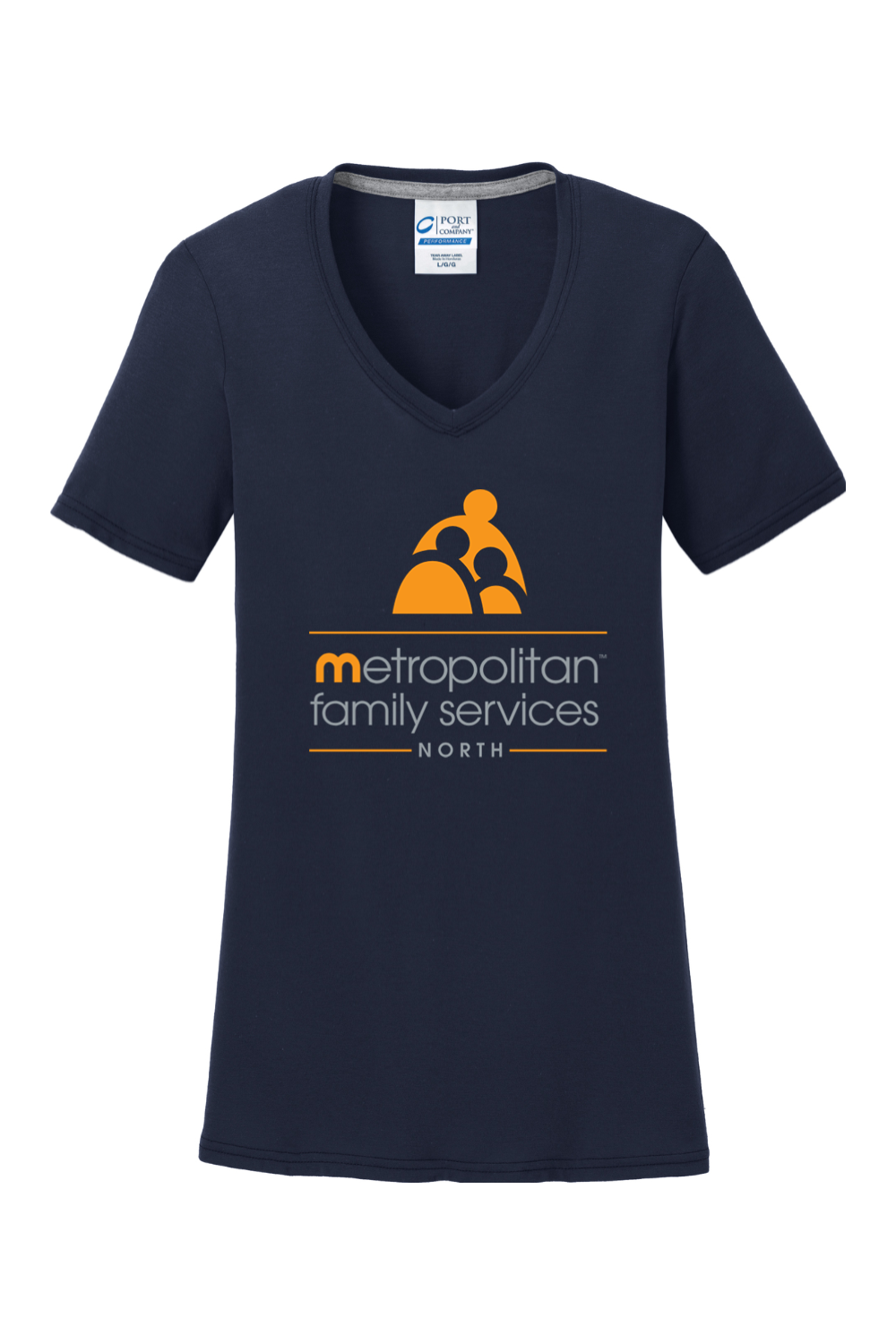 Port & Company Ladies Performance Blend V-Neck Tee