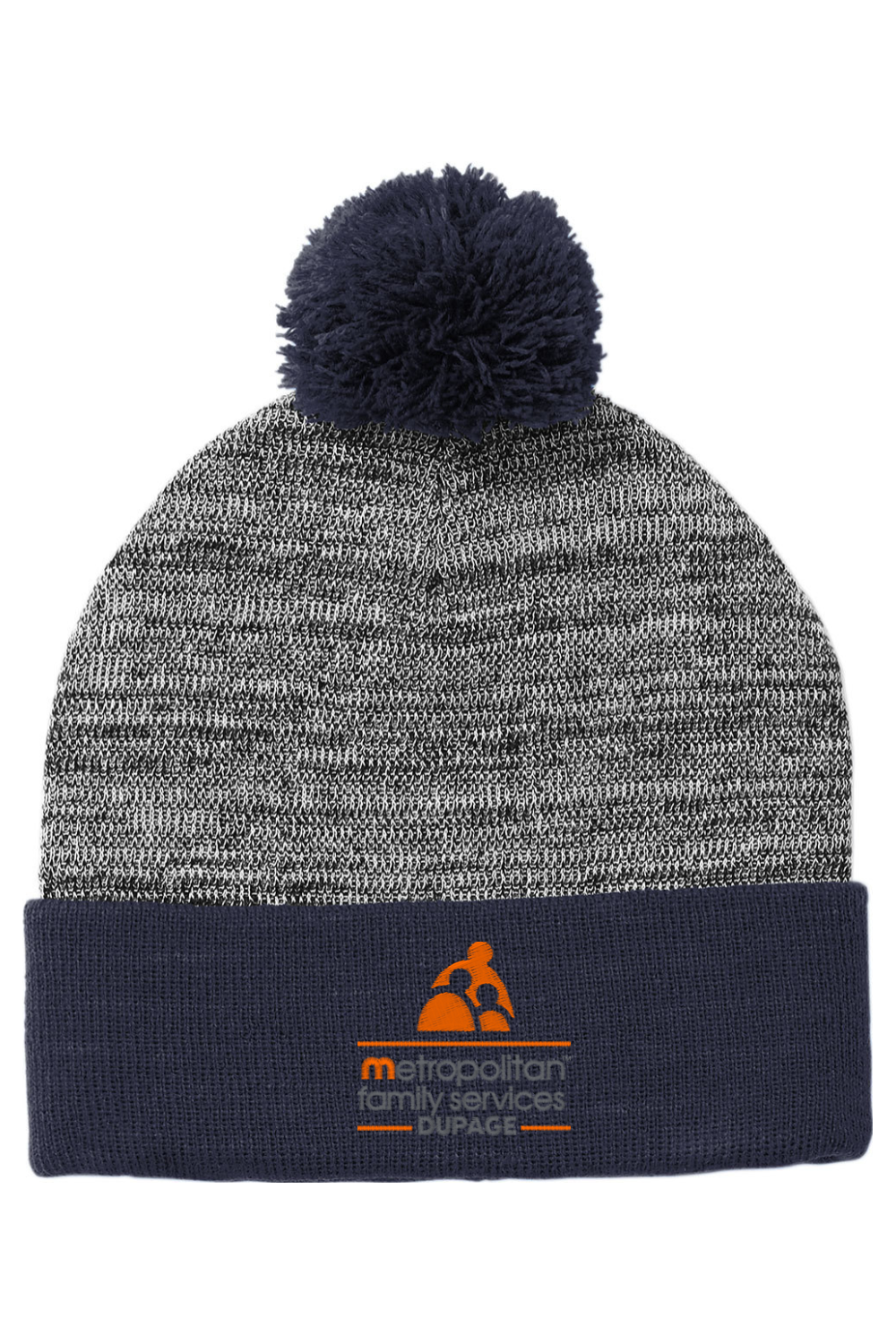 Sport-TekHeather Pom Pom Beanie