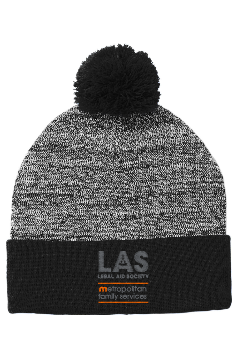 Sport-TekHeather Pom Pom Beanie