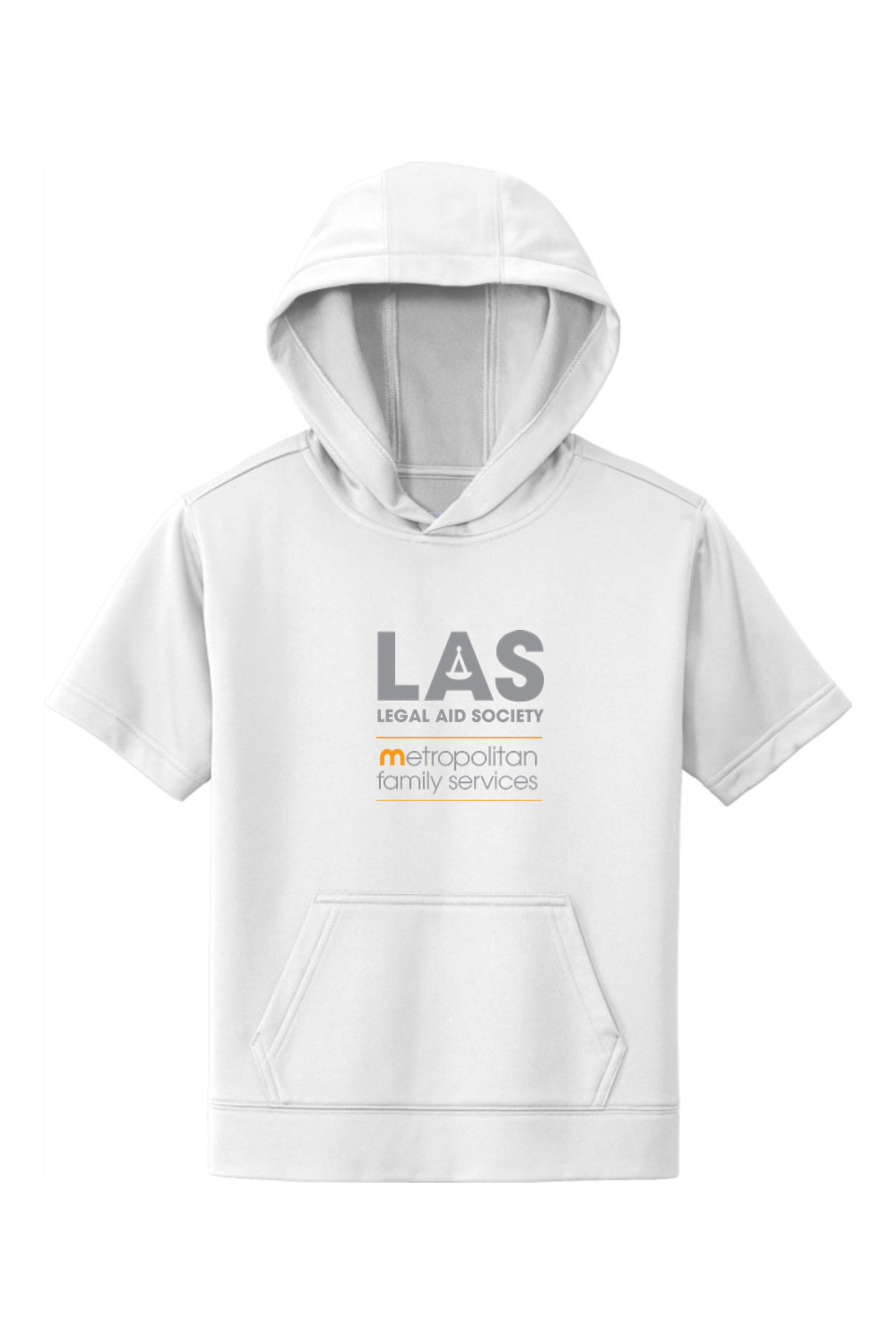 Sport-Tek Youth Sport-Wick Fleece Short Sleeve Hooded Pullover