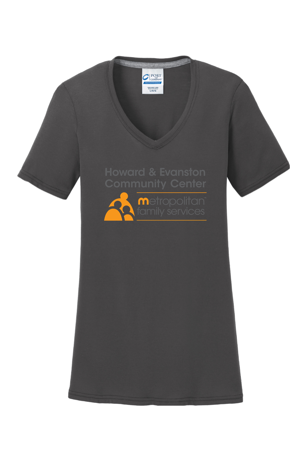 Port & Company Ladies Performance Blend V-Neck Tee