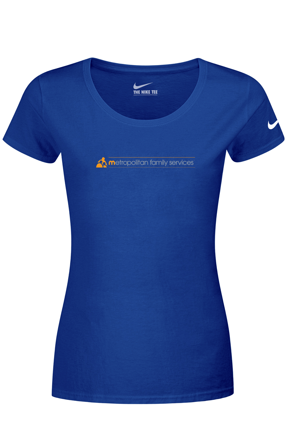 Nike Ladies Dri-FIT Cotton/Poly Scoop Neck Tee