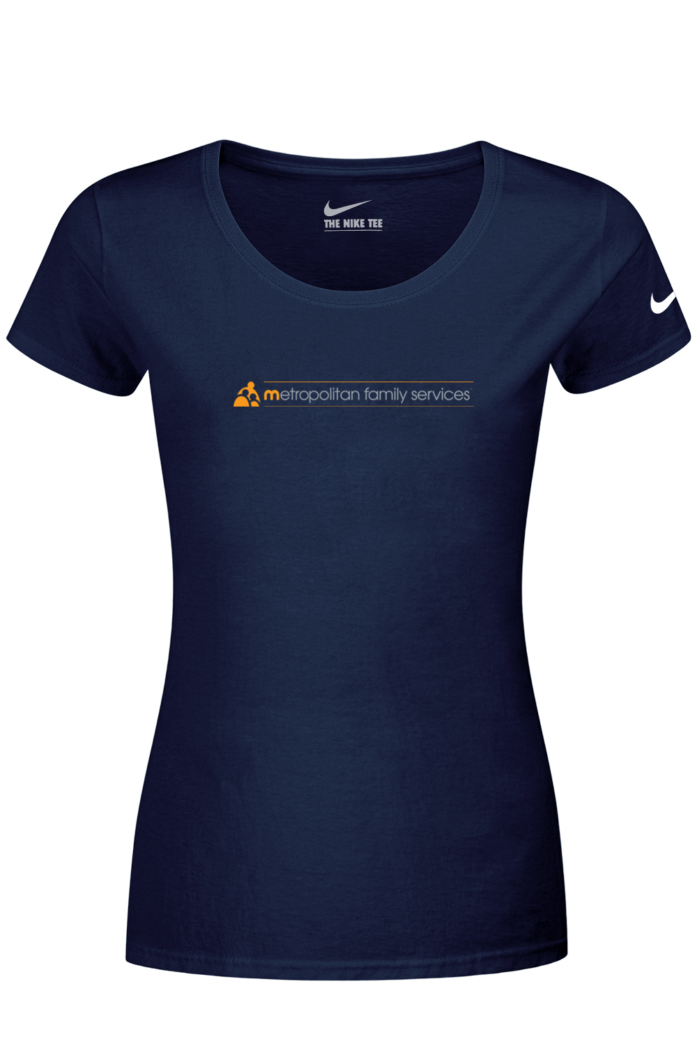 Nike Ladies Dri-FIT Cotton/Poly Scoop Neck Tee
