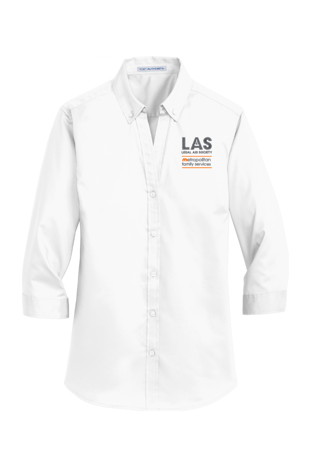 Port Authority Ladies 3/4-Sleeve SuperPro Twill Shirt