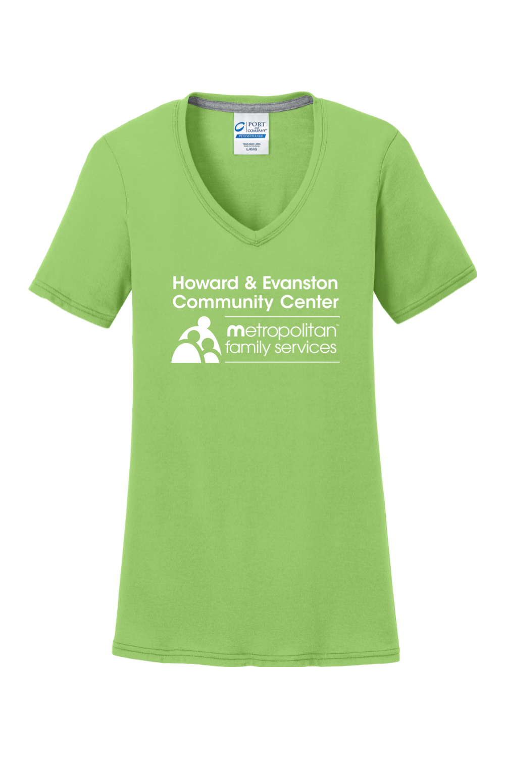 Port & Company Ladies Performance Blend V-Neck Tee