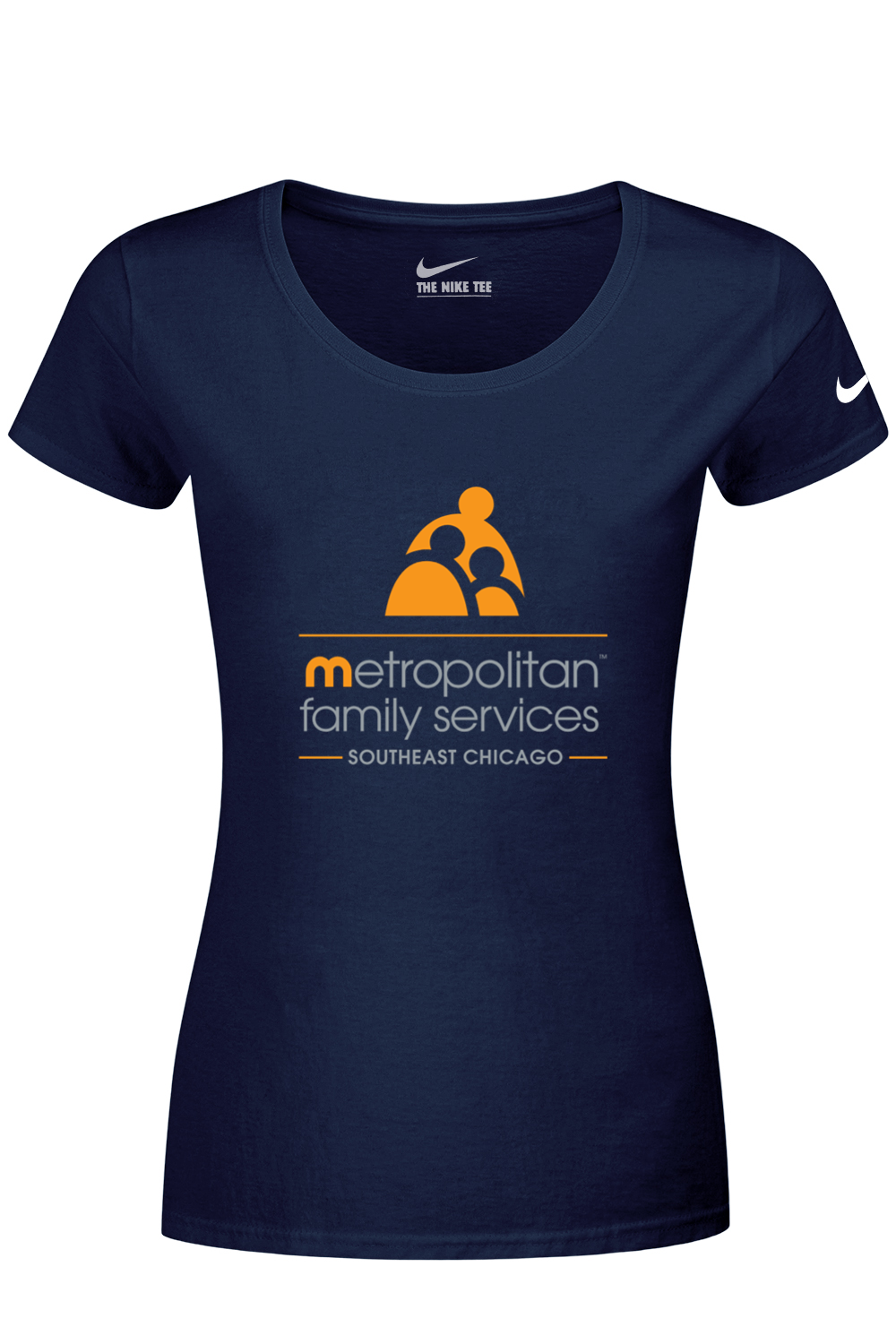 Nike Ladies Dri-FIT Cotton/Poly Scoop Neck Tee