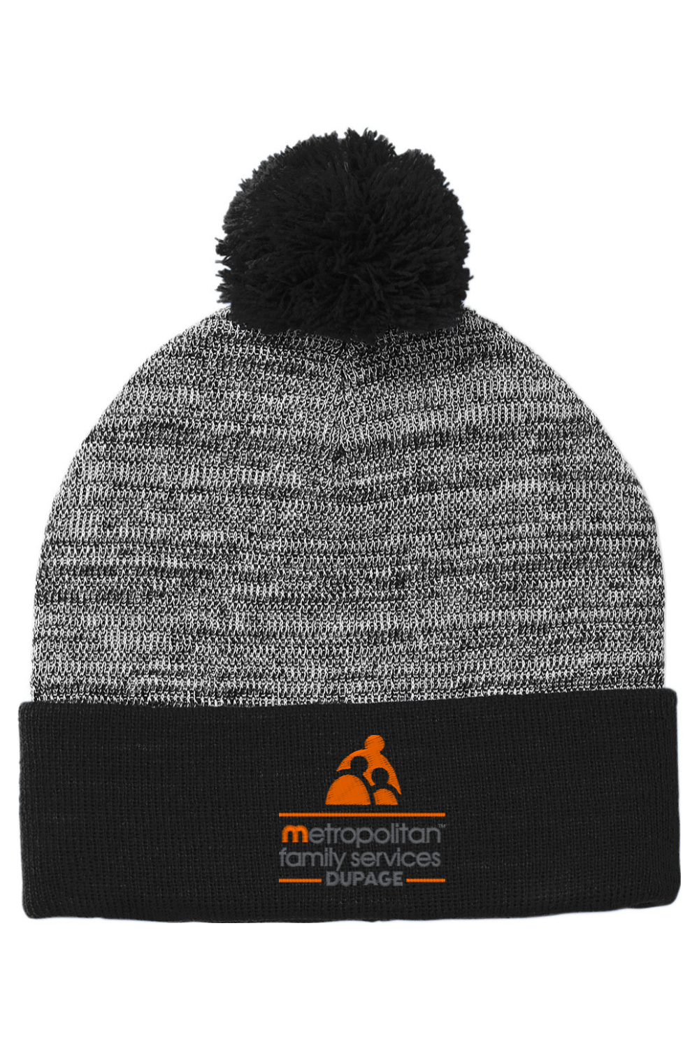 Sport-TekHeather Pom Pom Beanie
