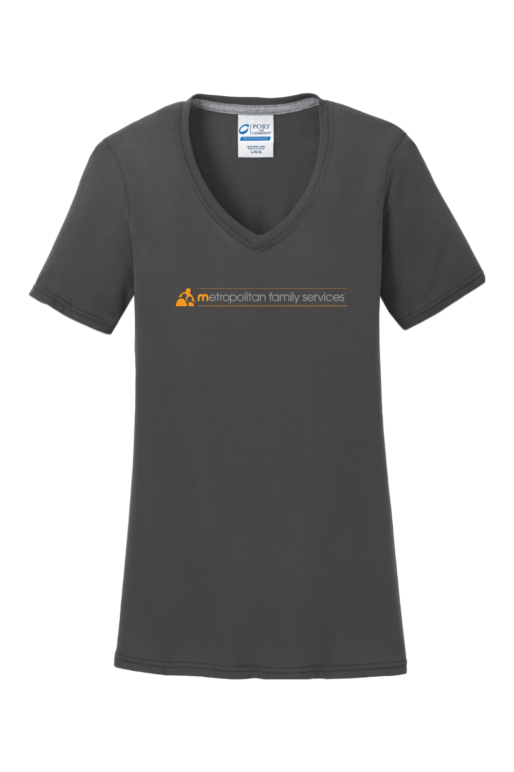 Port & Company Ladies Performance Blend V-Neck Tee