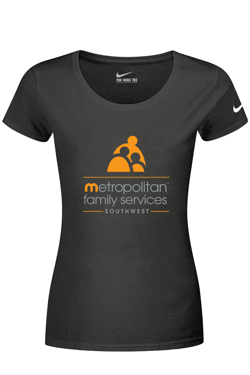 Nike Ladies Dri-FIT Cotton/Poly Scoop Neck Tee