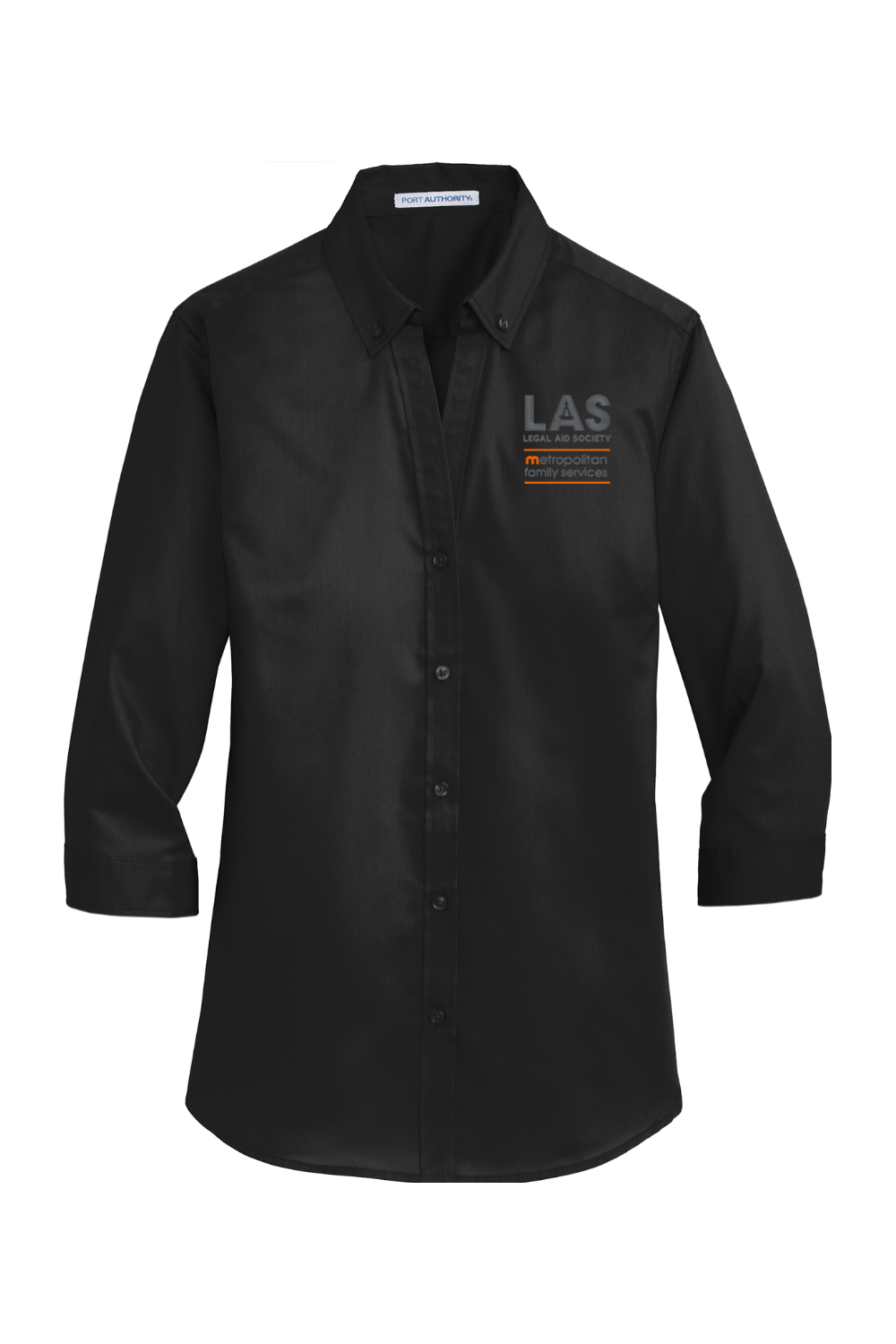 Port Authority Ladies 3/4-Sleeve SuperPro Twill Shirt