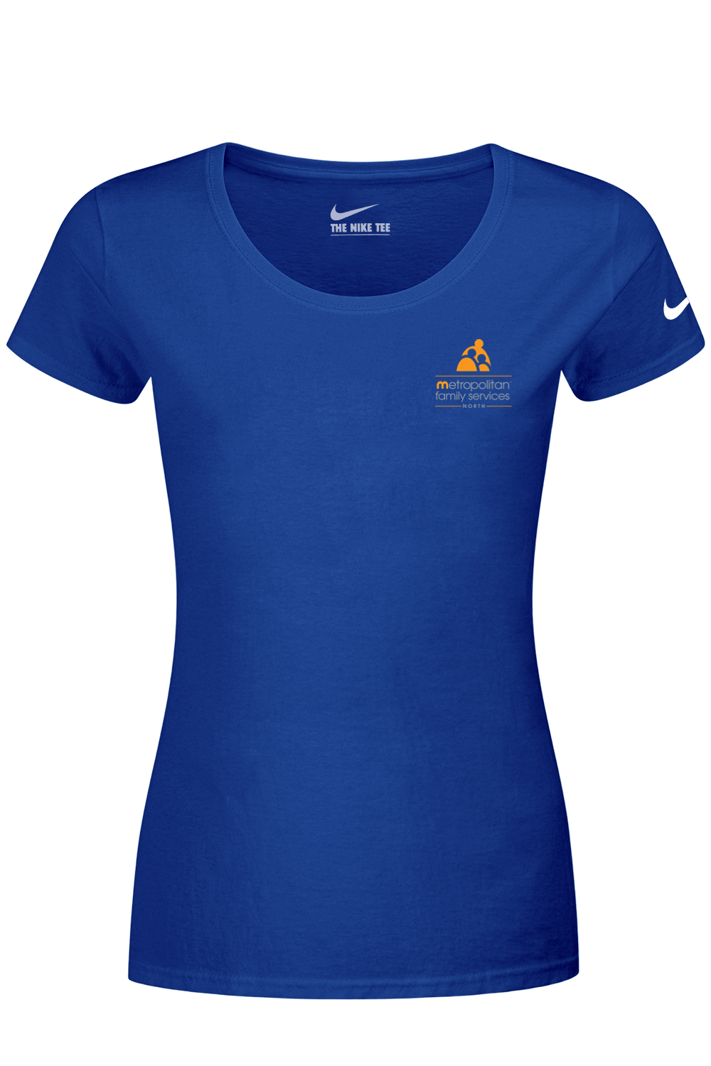 Nike Ladies Dri-FIT Cotton/Poly Scoop Neck Tee