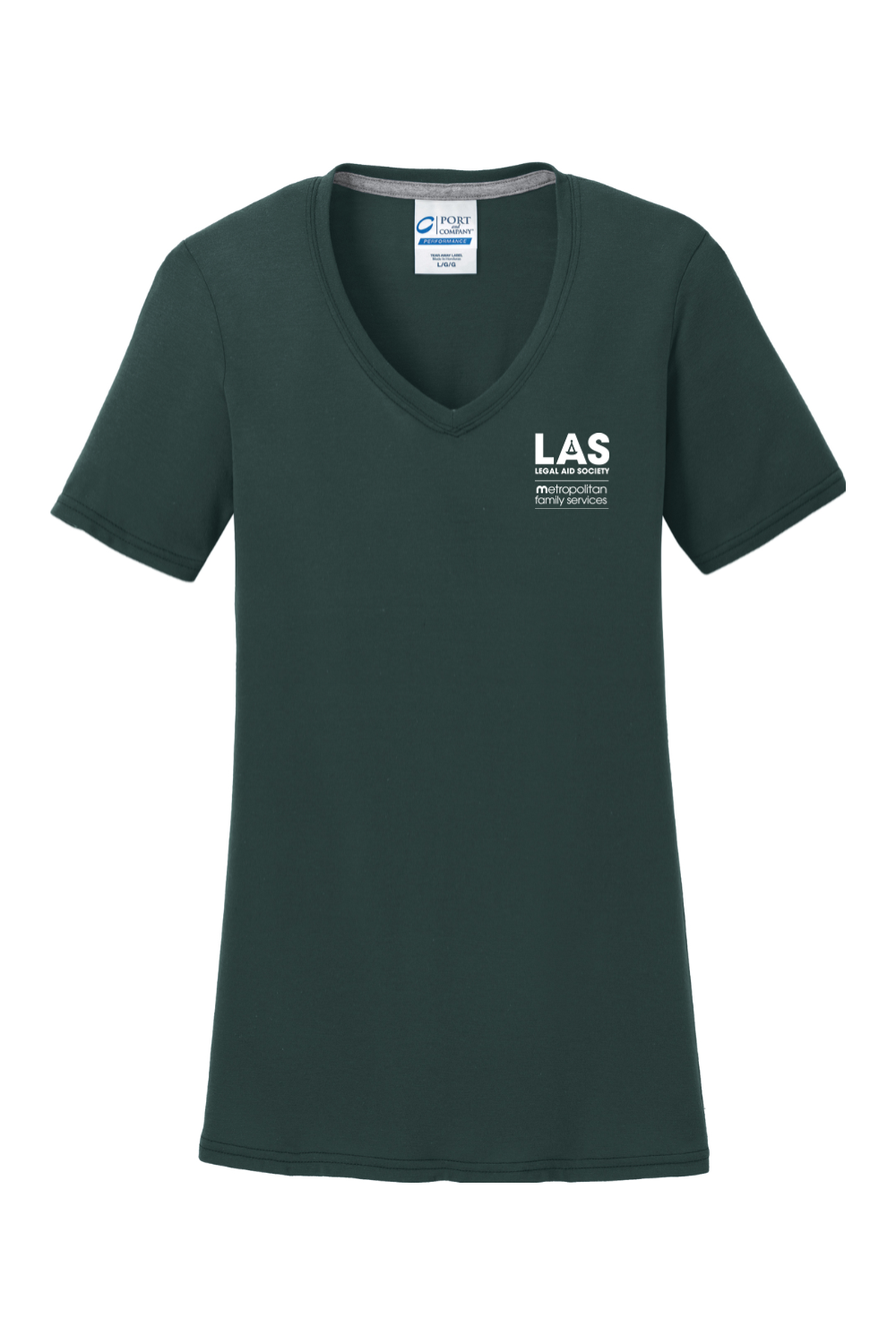 Port & Company Ladies Performance Blend V-Neck Tee