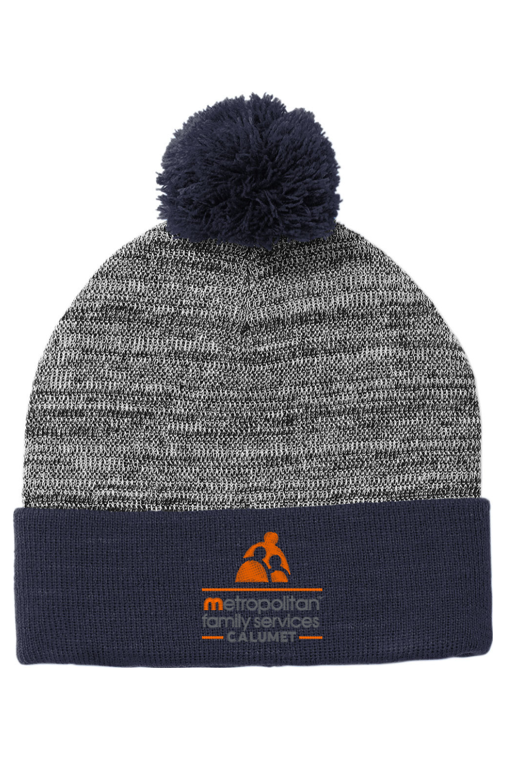 Sport-TekHeather Pom Pom Beanie