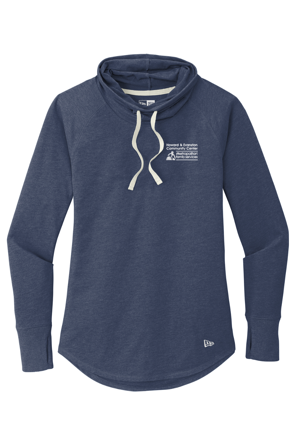 New Era Ladies Sueded Cotton Blend Cowl Tee