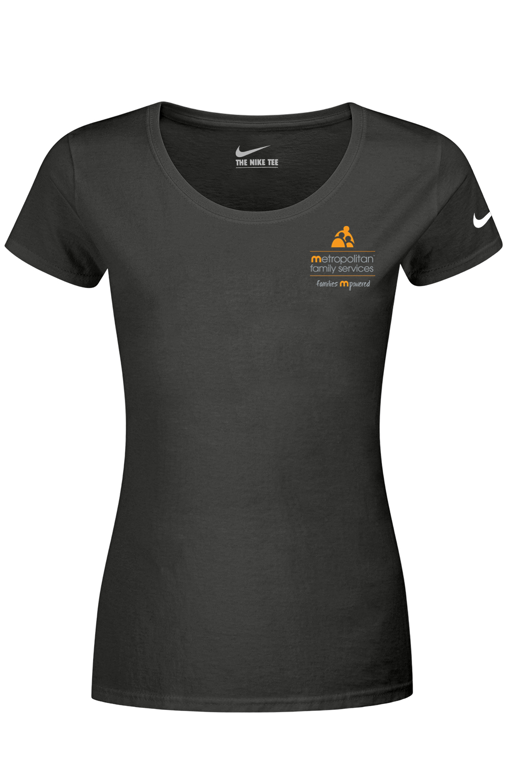 Nike Ladies Dri-FIT Cotton/Poly Scoop Neck Tee