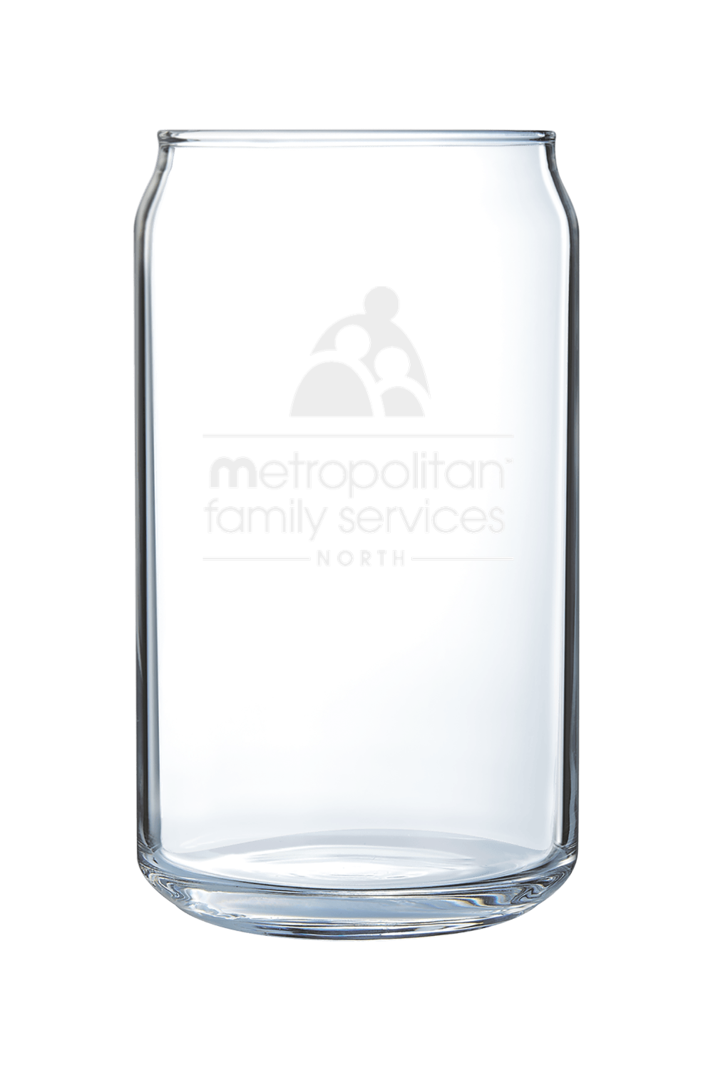 North | 16 oz. Can Glass