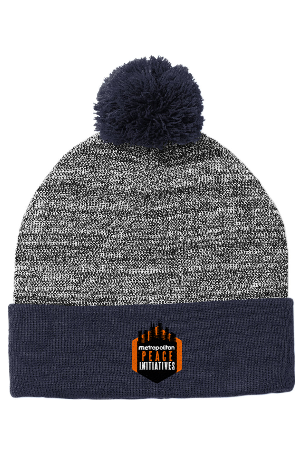 Sport-TekHeather Pom Pom Beanie