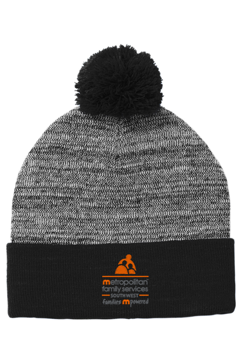 Sport-TekHeather Pom Pom Beanie