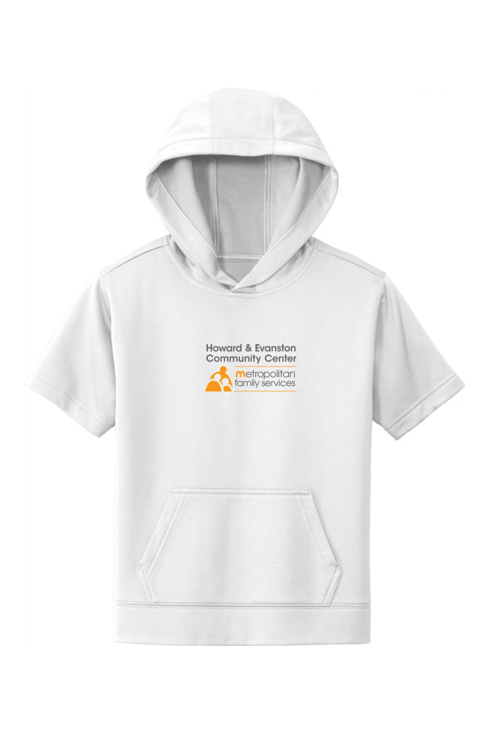 Sport-Tek Youth Sport-Wick Fleece Short Sleeve Hooded Pullover