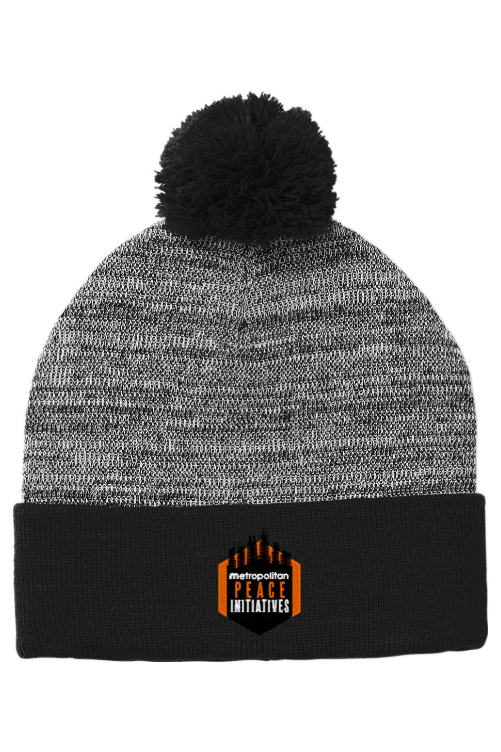 Sport-TekHeather Pom Pom Beanie
