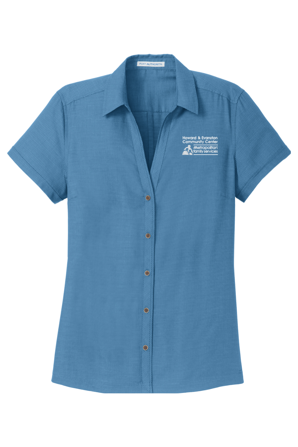 Port Authority Ladies Textured Camp Shirt