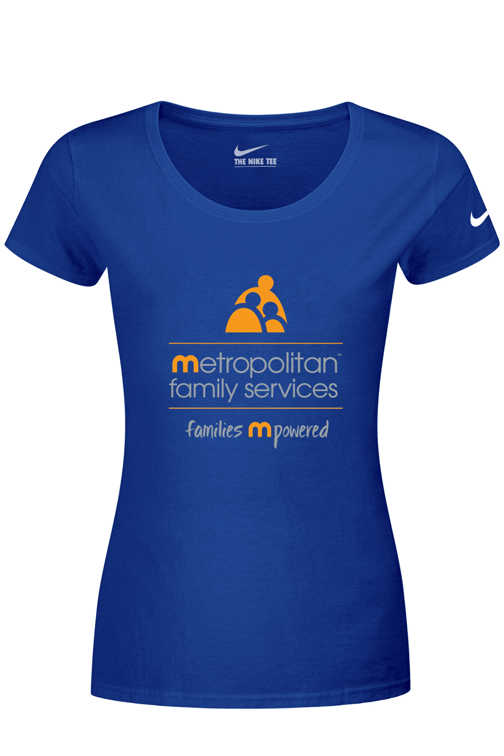 Nike Ladies Dri-FIT Cotton/Poly Scoop Neck Tee