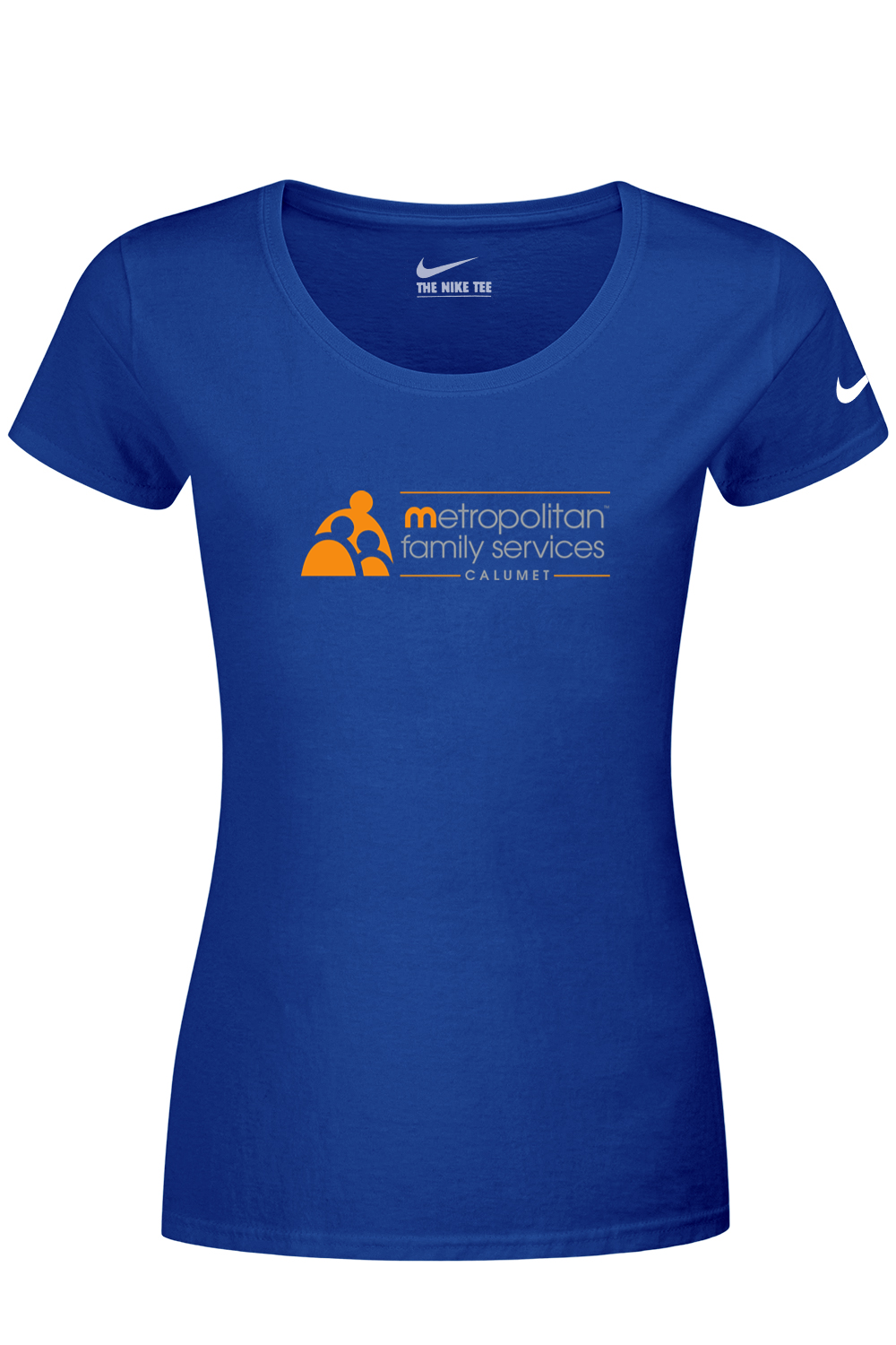 Nike Ladies Dri-FIT Cotton/Poly Scoop Neck Tee