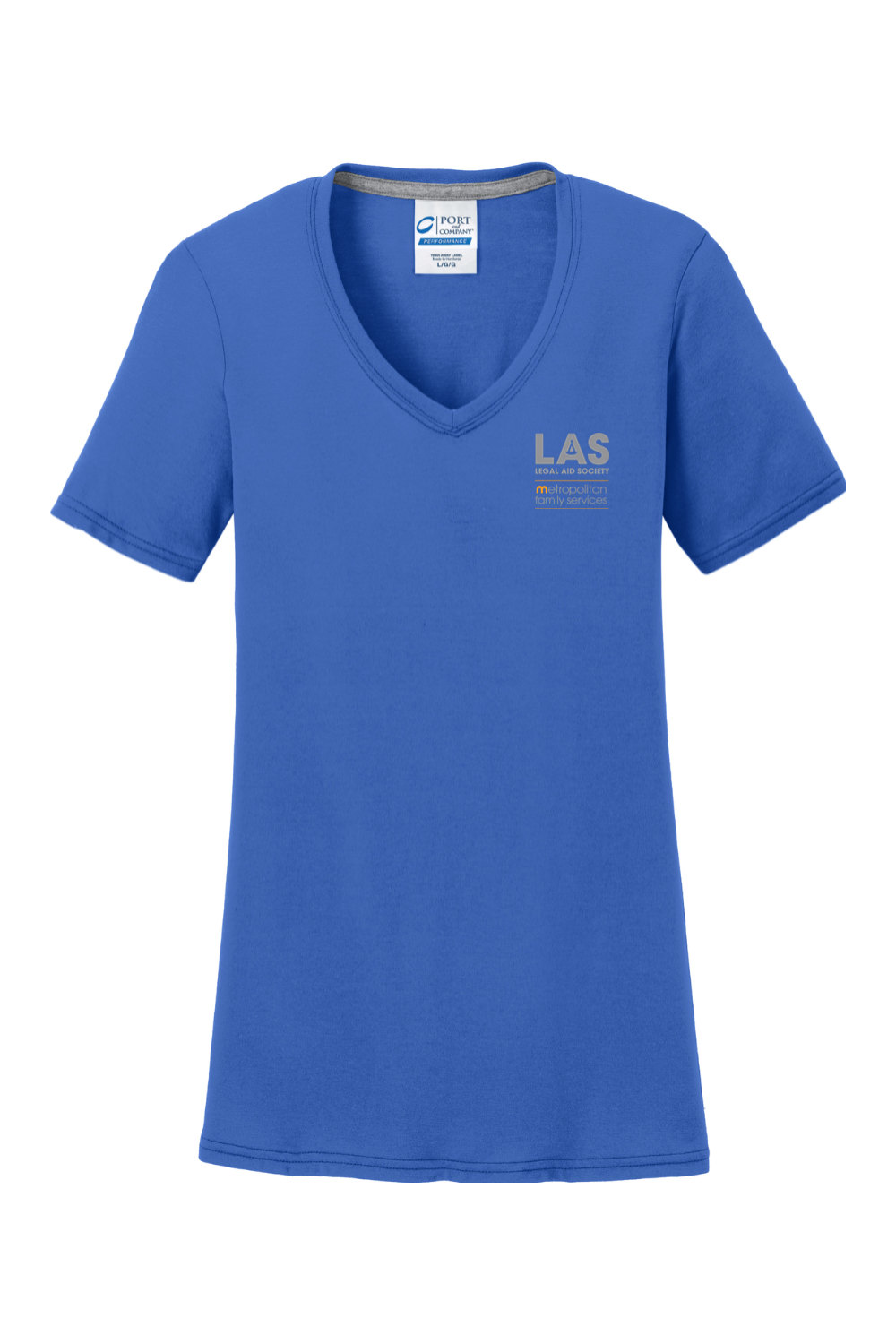 Port & Company Ladies Performance Blend V-Neck Tee