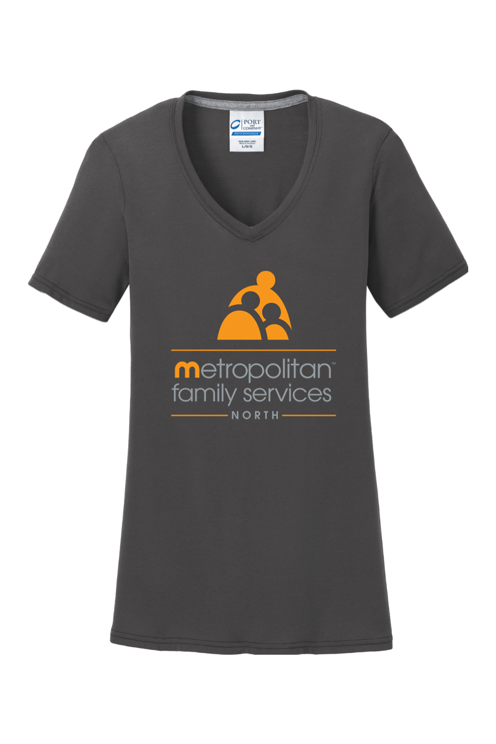 Port & Company Ladies Performance Blend V-Neck Tee
