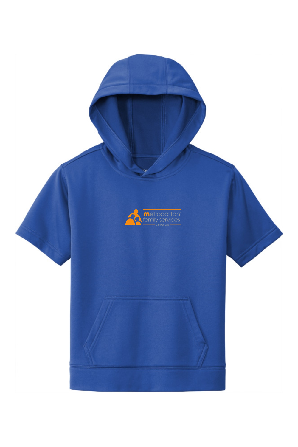 Sport-Tek Youth Sport-Wick Fleece Short Sleeve Hooded Pullover