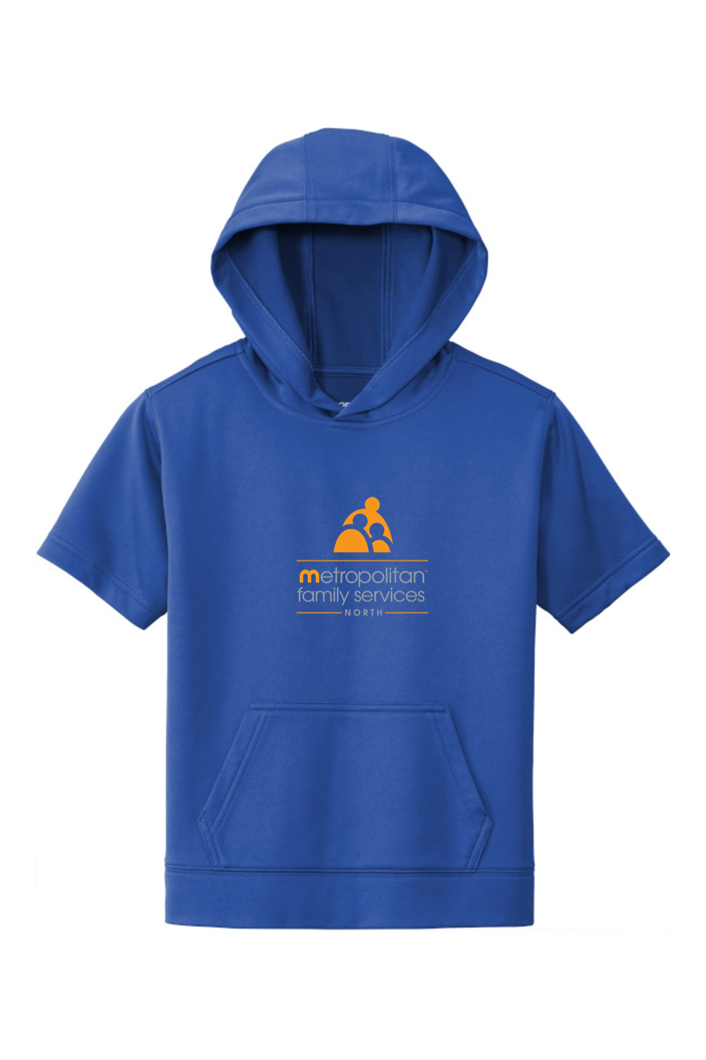 Sport-Tek Youth Sport-Wick Fleece Short Sleeve Hooded Pullover