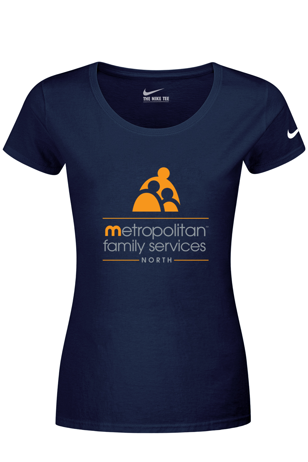 Nike Ladies Dri-FIT Cotton/Poly Scoop Neck Tee