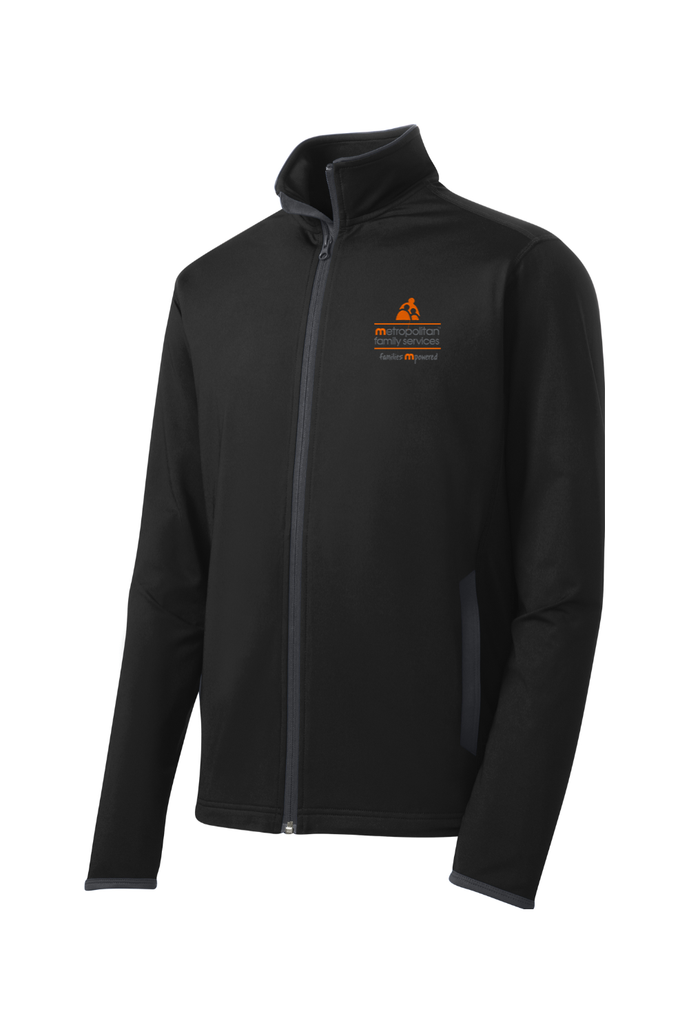 Sport-Tek Sport-Wick Stretch Contrast Full-Zip Jacket