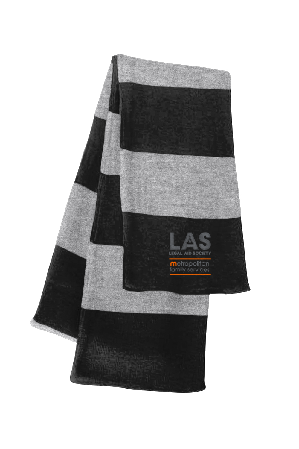 Sportsman Rugby-Striped Knit Scarf