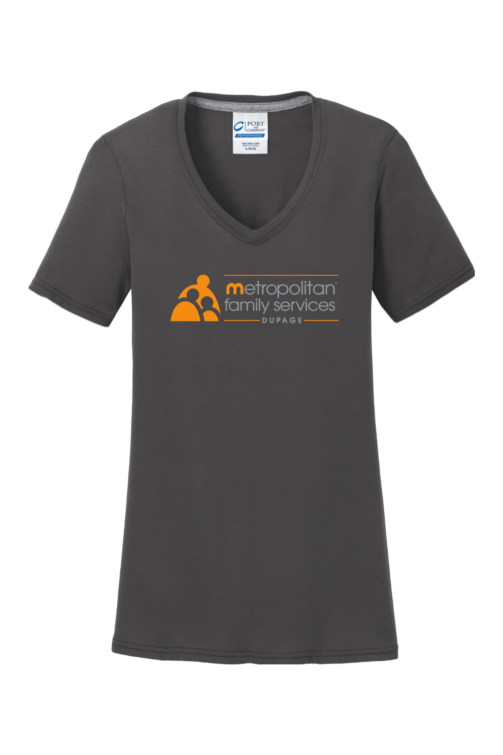 Port & Company Ladies Performance Blend V-Neck Tee