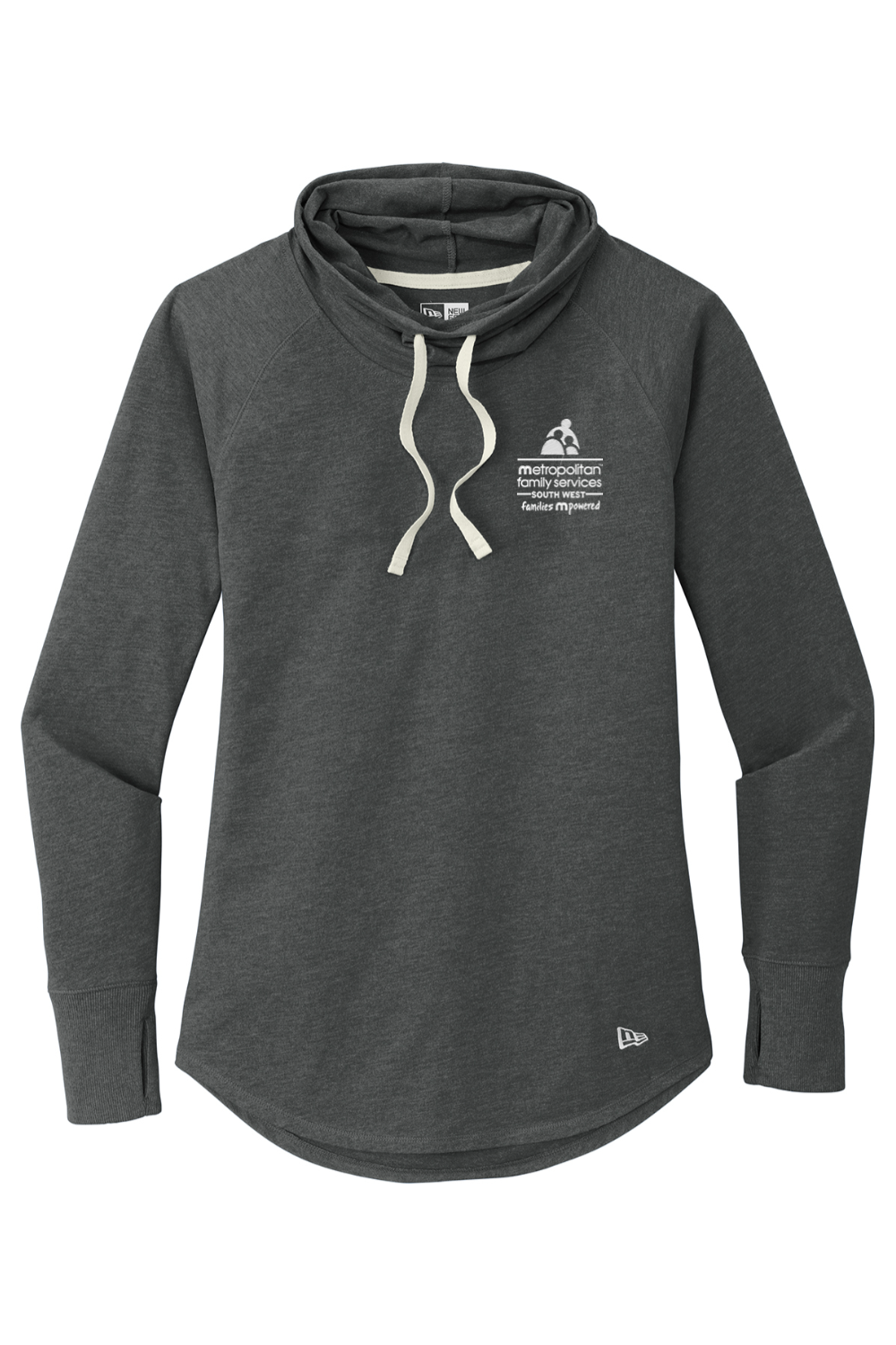 New Era Ladies Sueded Cotton Blend Cowl Tee